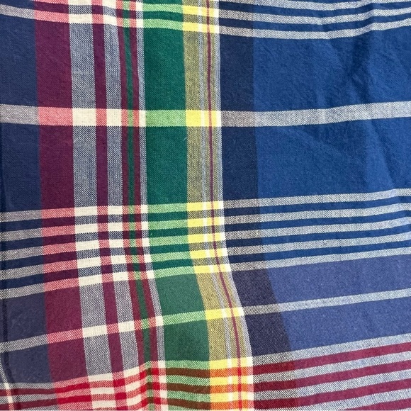 Ralph Lauren colorful rainbow plaid casual button down shirt size XL preppy - Picture 13 of 15